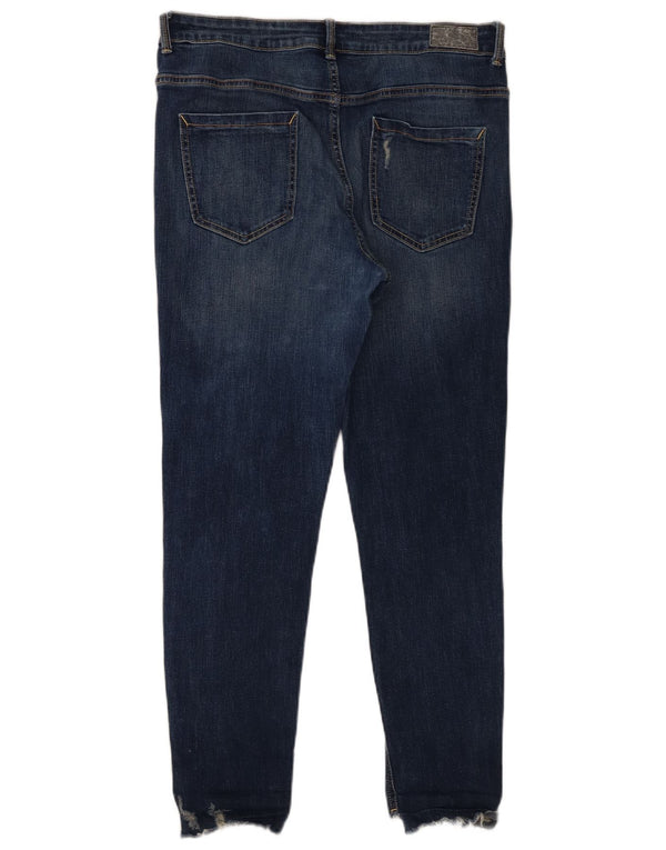 Zara ženske uske traperice EU 44 XL W34 L27 plavi pamuk