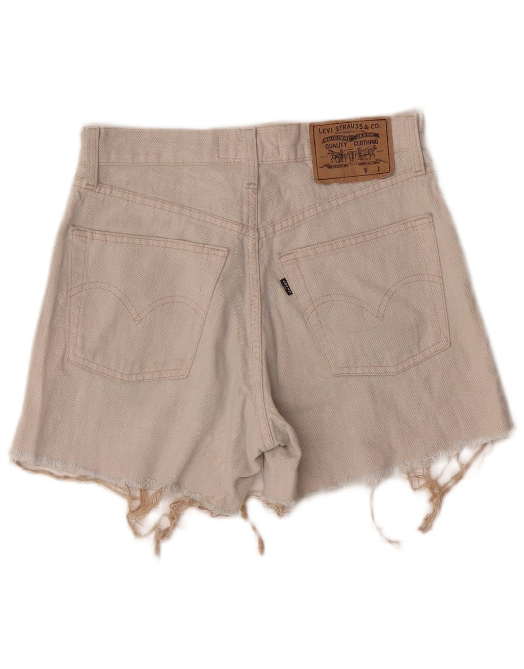 Levi's ženske traper kratke hlače W29 srednje bijele boje