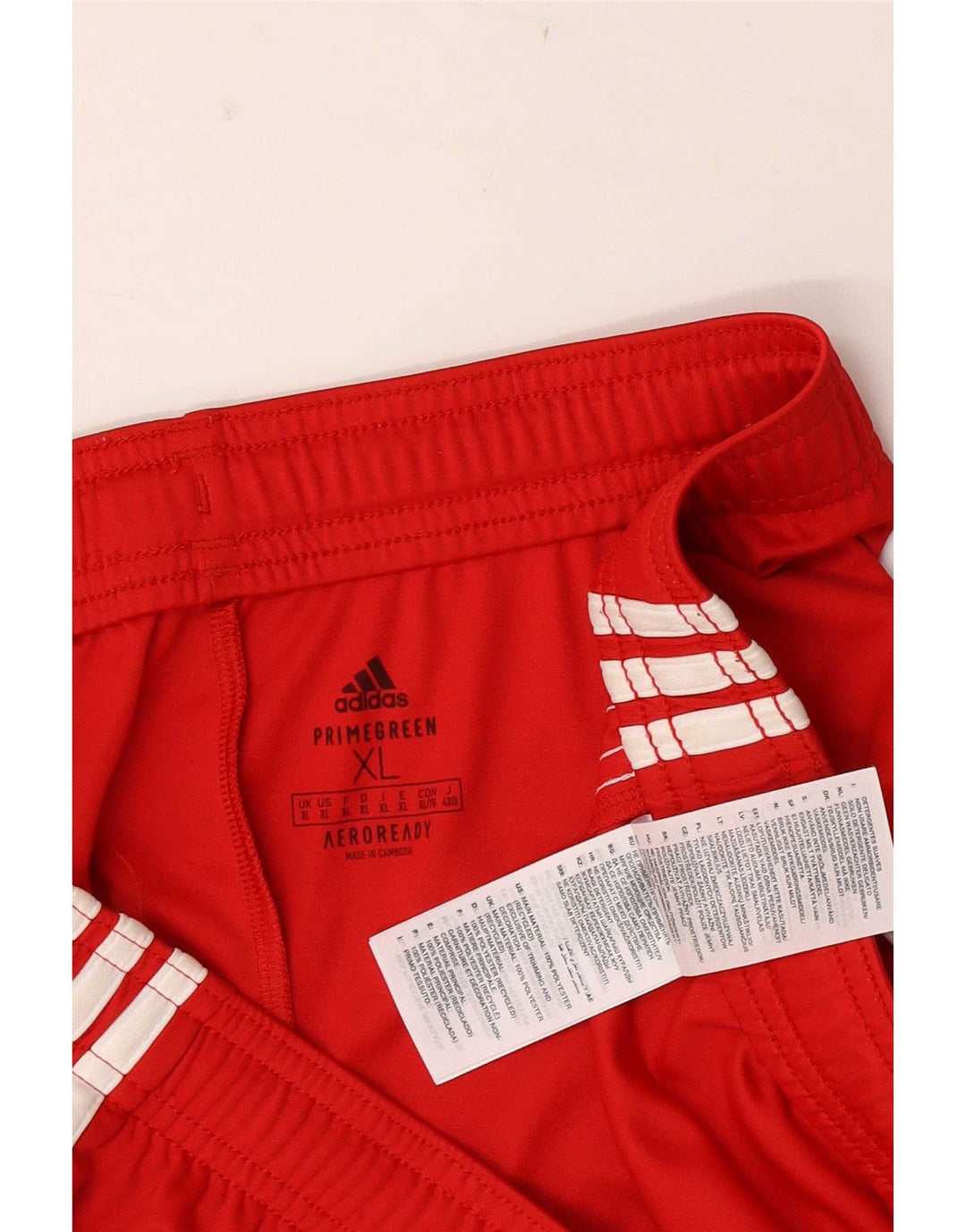 Adidas muške sportske kratke hlače Aeroready XL crveni poliester