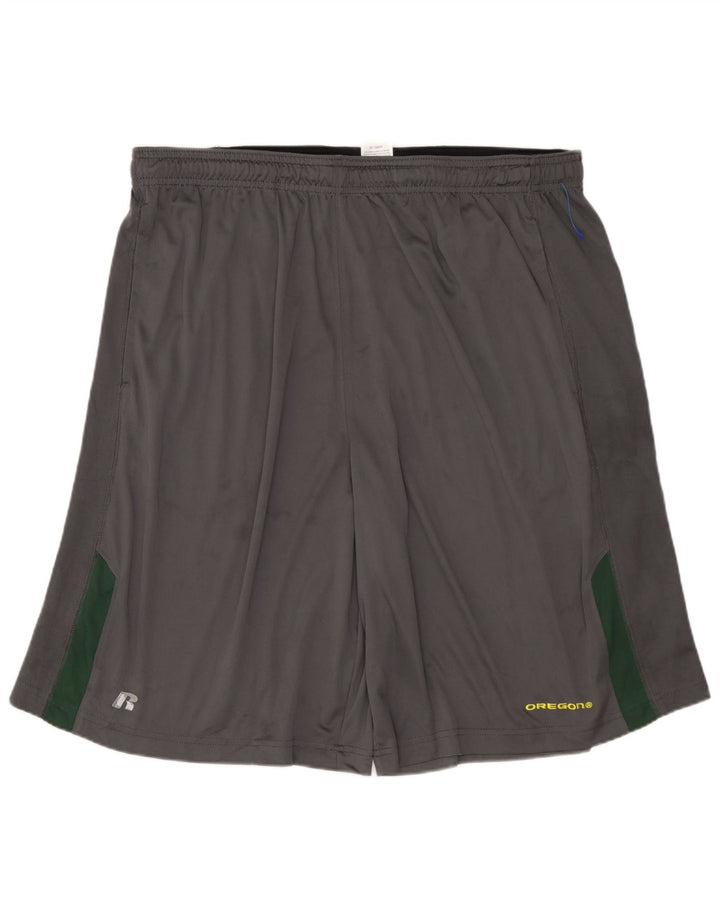 RUSSELL ATHLETIC Muške sportske kratke hlače 2XL Sivi Colourblock Poliester