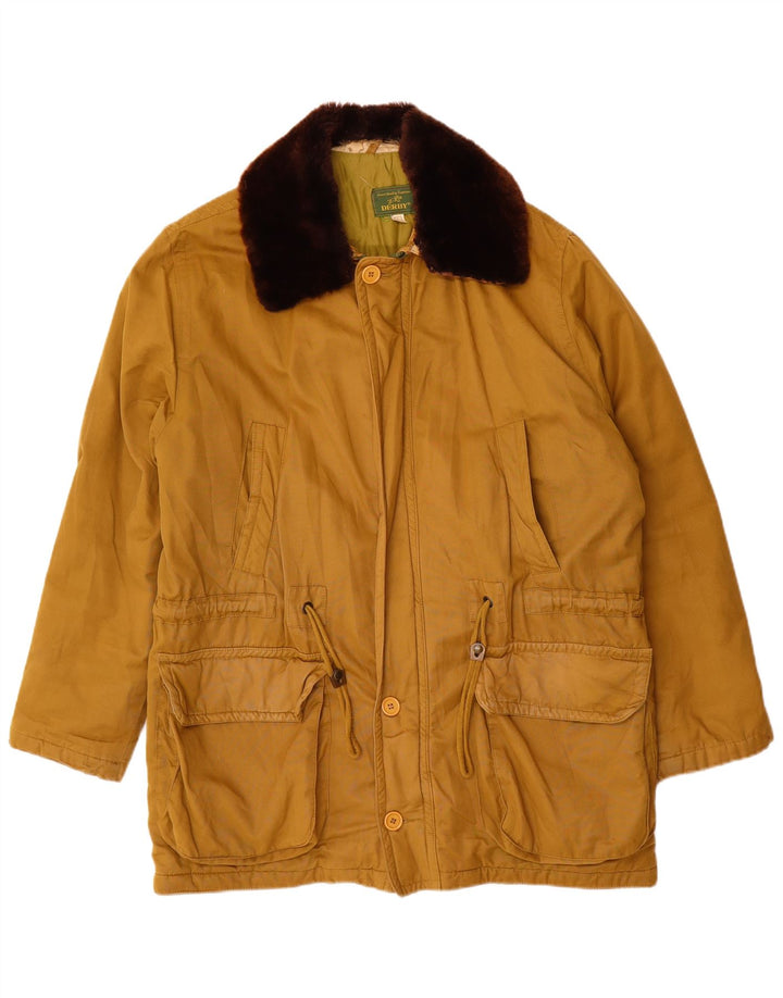 DERBY Mens Windbreaker Coat UK 40 Large Beige