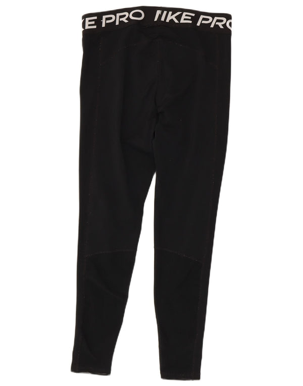 Nike Ženske Dri Fit Graphic Leggings UK 14 Large Black