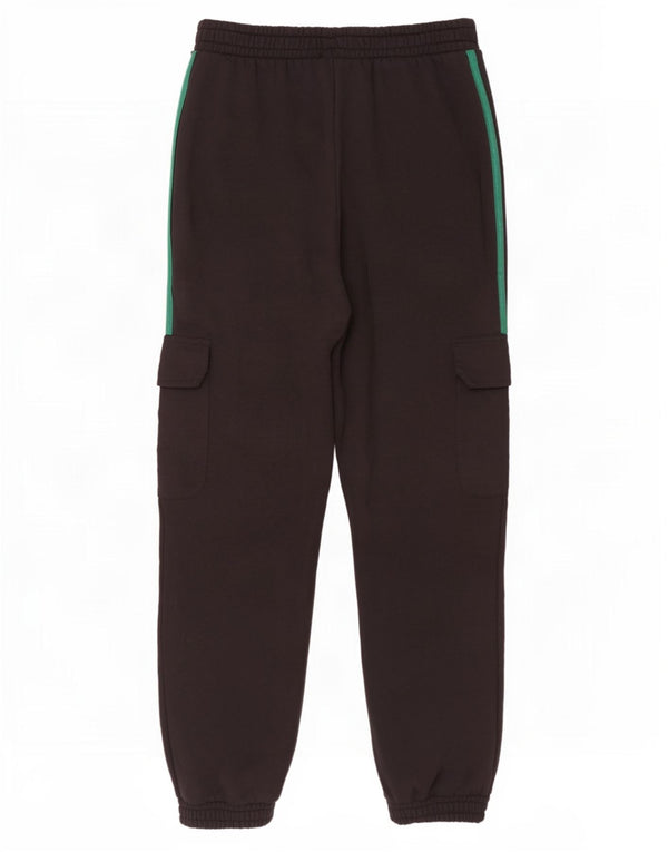 Adidas Ženske Cargo Trenirke Hlače Joggers UK 14 Srednji crni pamuk