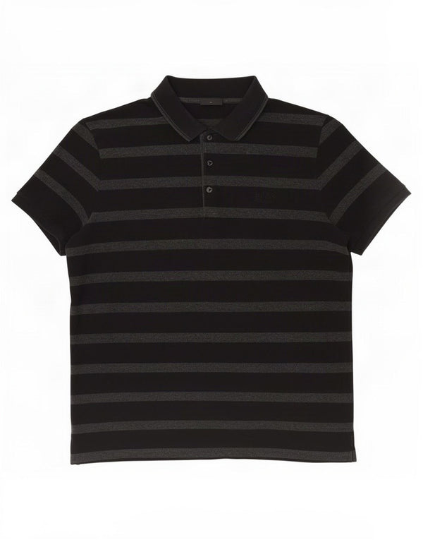 Hugo Boss muška polo majica standardnog kroja XL pamuk na crne pruge