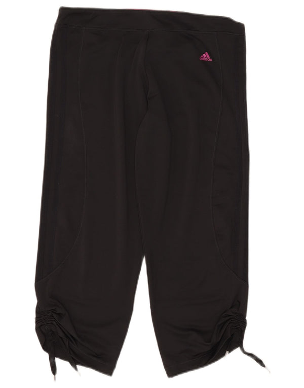 Adidas Ženske Climalite Capri Trenirke Hlače UK 16 Large Black