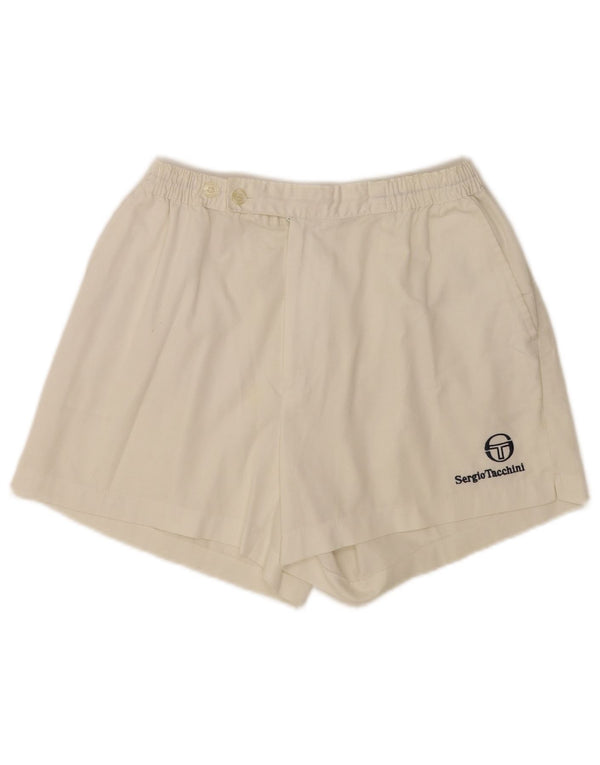 Sergio Tacchini ženske obične sportske kratke hlače W28 male bijele sportske