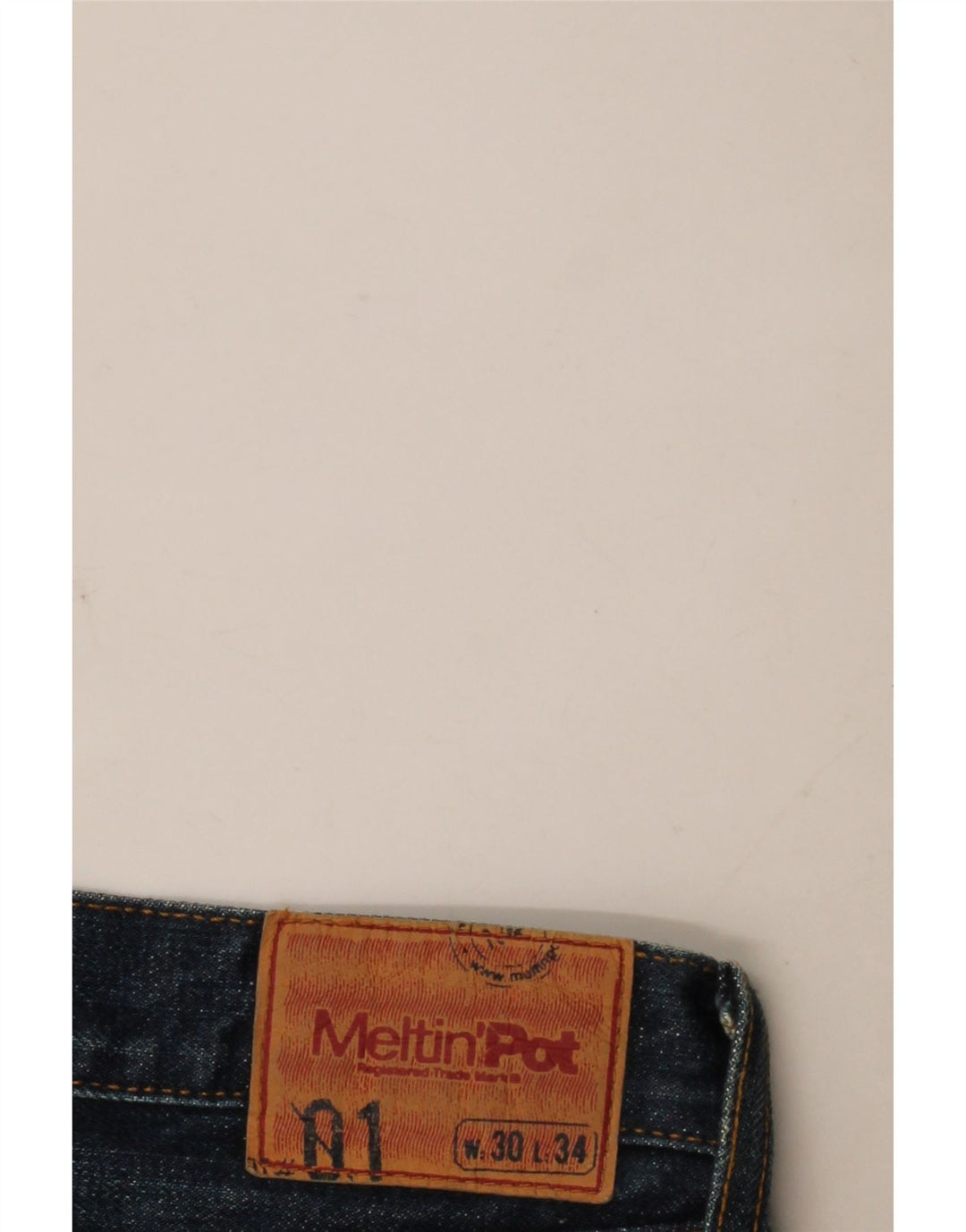 Meltin' Pot Ženske Bootcut traperice W30 L31 Plavi pamuk