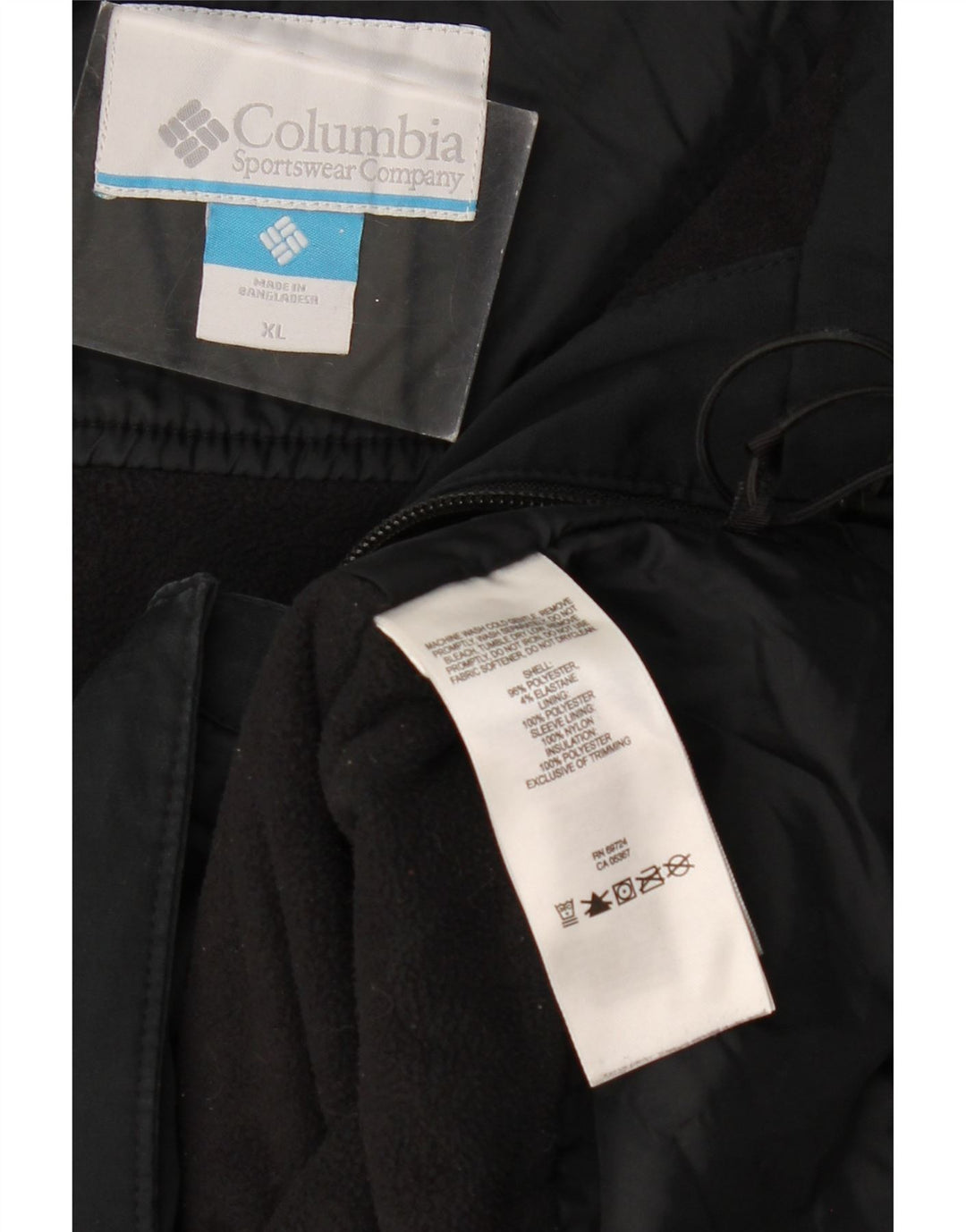 Muška vjetrovka s kapuljačom COLUMBIA UK 42 XL sivi poliester