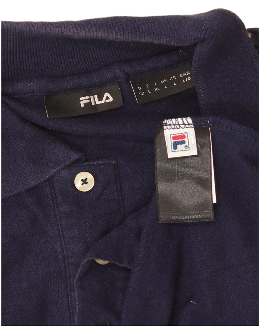 FILA muška polo majica velika tamnoplava pamuk