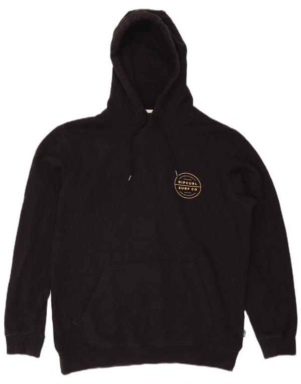 RIP CURL muška majica s kapuljačom srednje veličine, crni pamuk