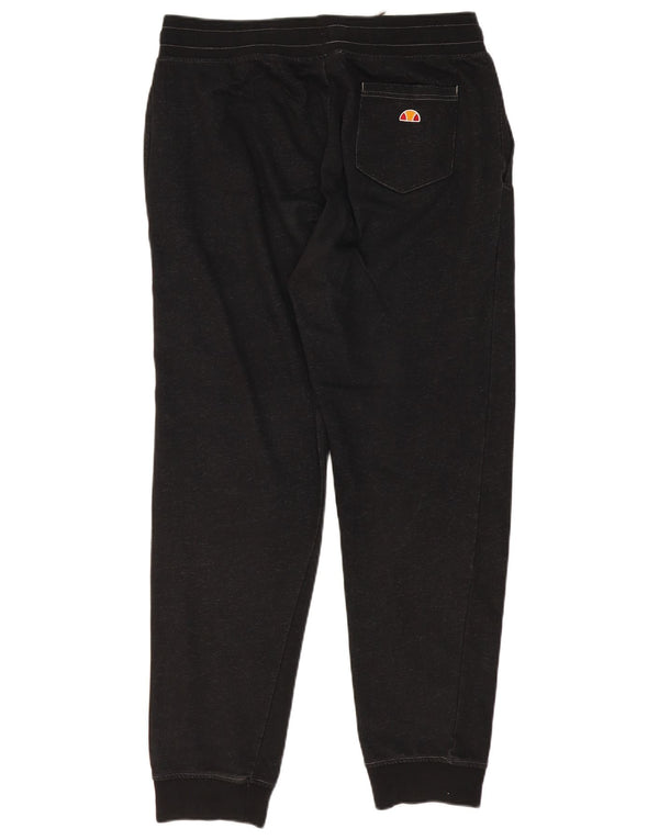 Ellesse Ženske grafičke trenirke Hlače Joggers UK 20 2XL Crni pamuk