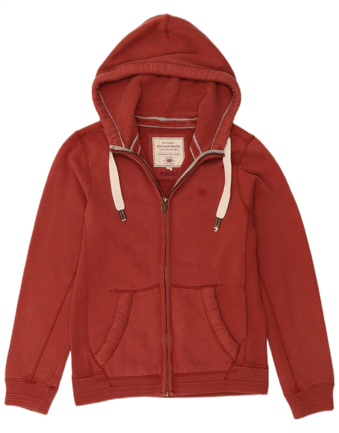 FAT FACE Mali muški pulover s kapuljačom s patentnim zatvaračem