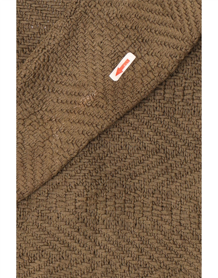 Massimo Dutti ženski otvoreni kardigan pulover UK 12 srednje boje kaki