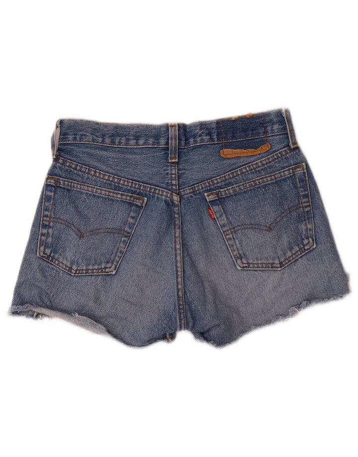 Levi's kratke traper kratke hlače s oštećenim izgledom W26 male plave