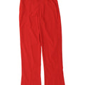 Zara ženske male chino hlače s bootcut W26 L33 crveni poliester