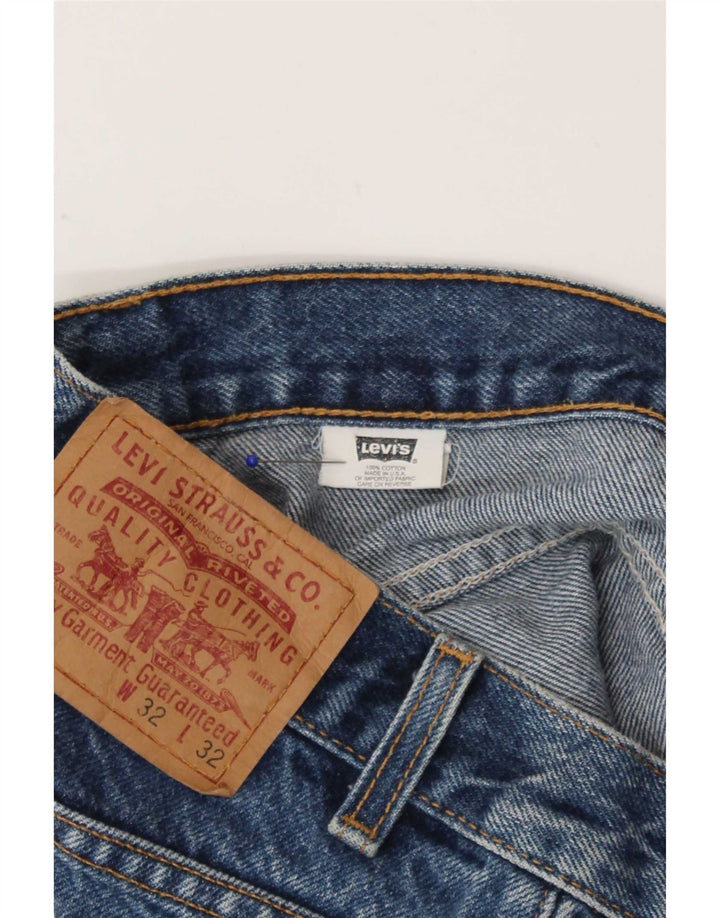 Levi's ženske kratke traper hlače 517 W32 veliki plavi pamuk