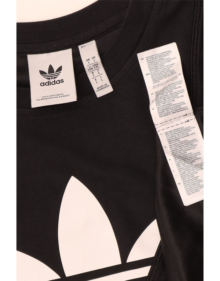 Adidas muška majica s grafičkim motivima, veliki crni poliester