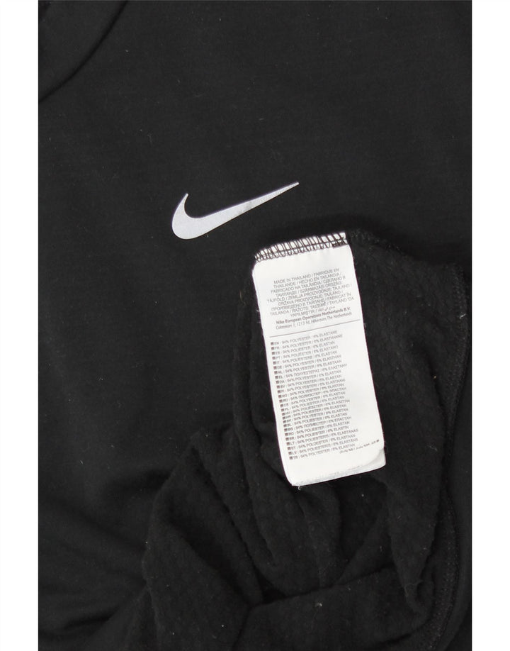 Nike ženska majica s kratkom majicom UK 12 srednje crne sportske od poliestera