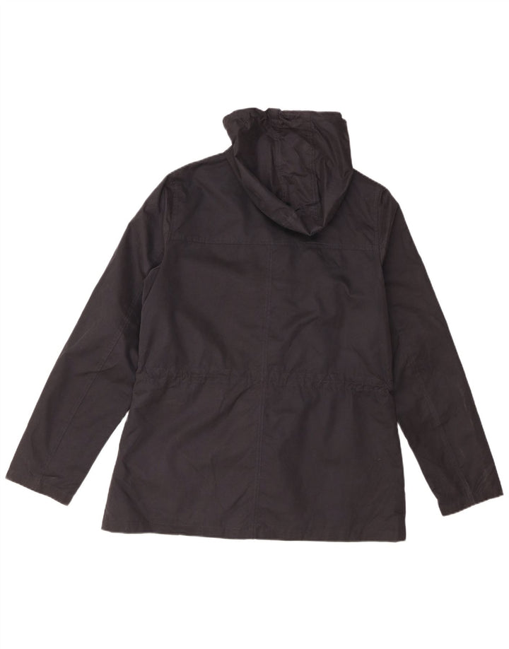 Fat Face ženska kišna jakna s kapuljačom UK 12 srednje tamnoplavi poliester