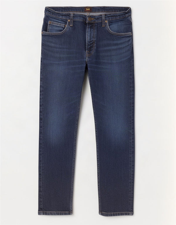 Lee Mens Rider Slim Straight Jeans W32 L27 tamnoplavi pamuk