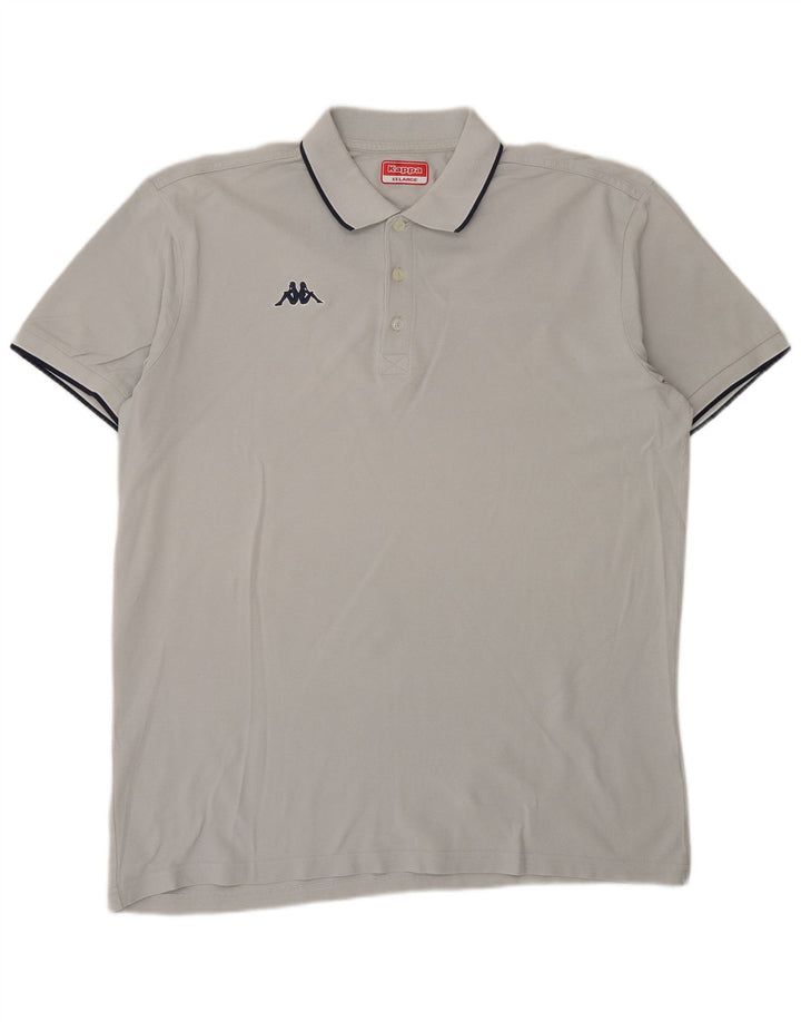 Kappa Mens Polo Shirt 2XL Grey