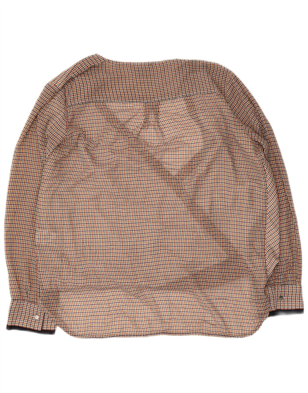 DKNY ženski gornji dio bluze dugih rukava UK 16, veliki višebojni houndstooth