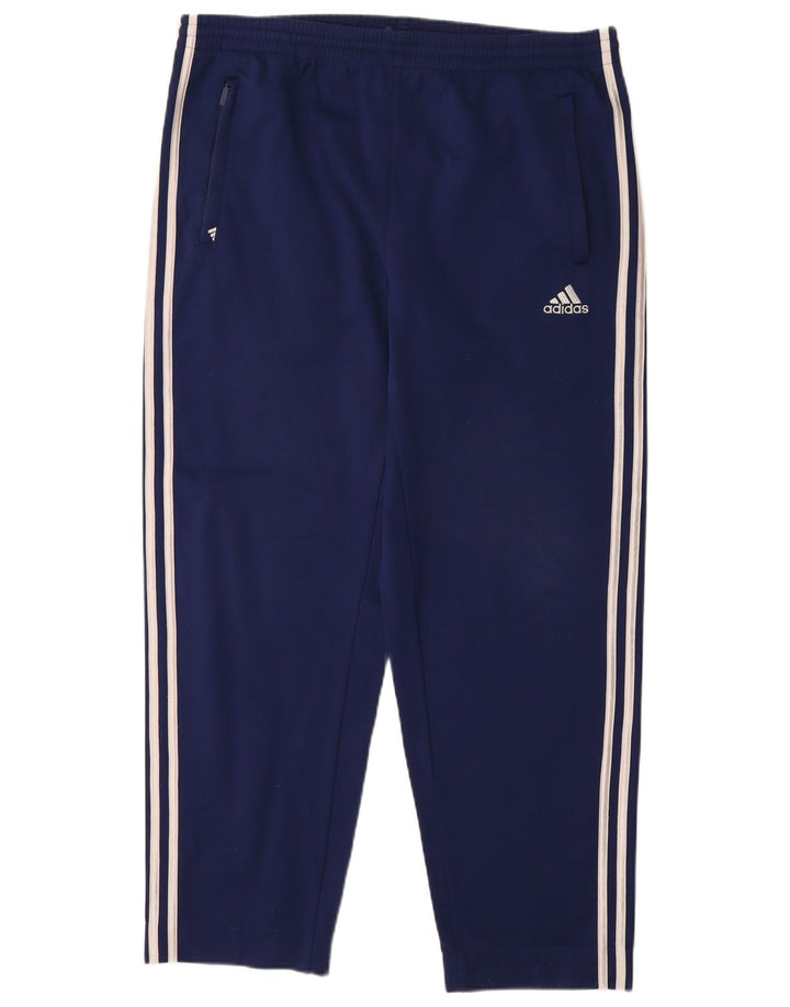 Adidas muške hlače za trenirku UK 40/42 Medium tamnoplavi poliester