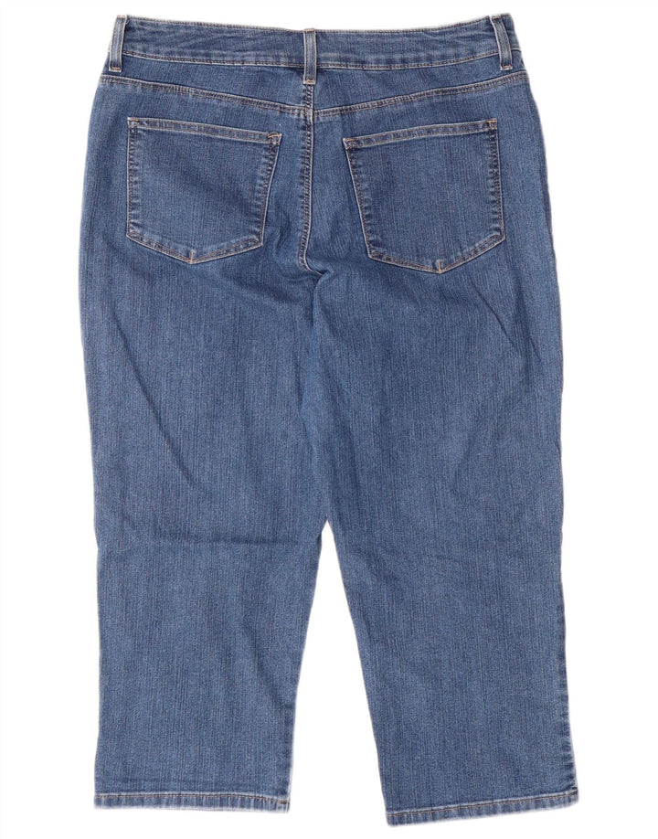 LEE Ženske klasične kapri traperice US 16 2XL W34 L22 plavi pamuk