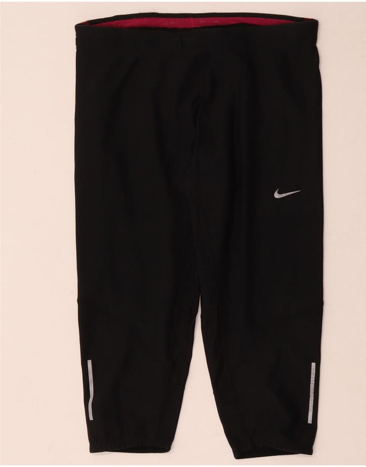 Nike ženske Dri Fit Capri tajice UK 12 srednje crne
