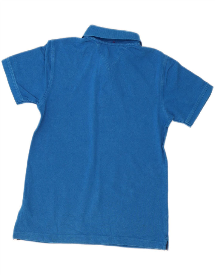 Tommy Hilfiger polo majica za dječake 8-9 godina, srednje plavi pamuk