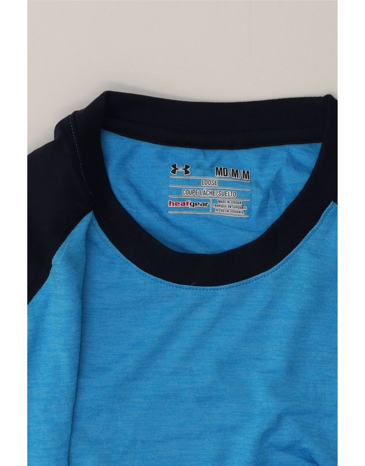 UNDER ARMOUR Muška majica kratkih rukava Heat Gear Top srednje plave boje poliester