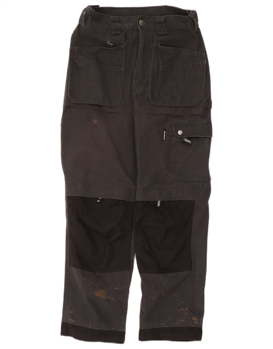 Dickies muške ravne kargo hlače W30 L28 sivi poliester u boji