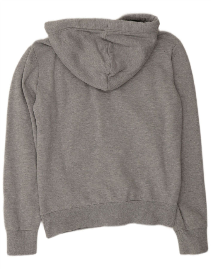 Superdry muški pulover s kapuljačom s patentnim zatvaračem, srednje sivi pamuk