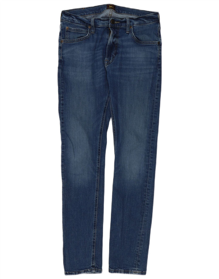 Lee Mens Luke Slim Jeans W31 L30 Plavi pamuk