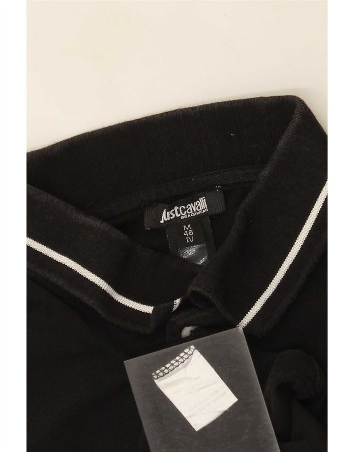 Just Cavalli muška polo majica IT 48 Mala crna pamuk