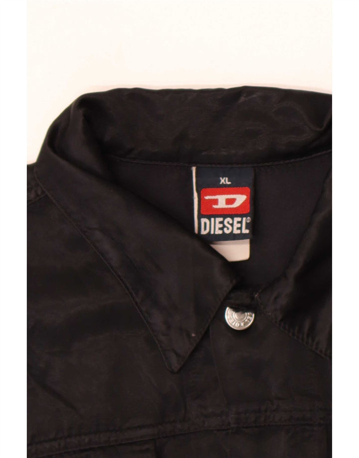 Diesel ženska pomoćna jakna UK 18 XL crni pamuk