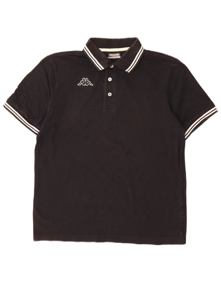 Kappa muška polo majica, velika, crno prugasta