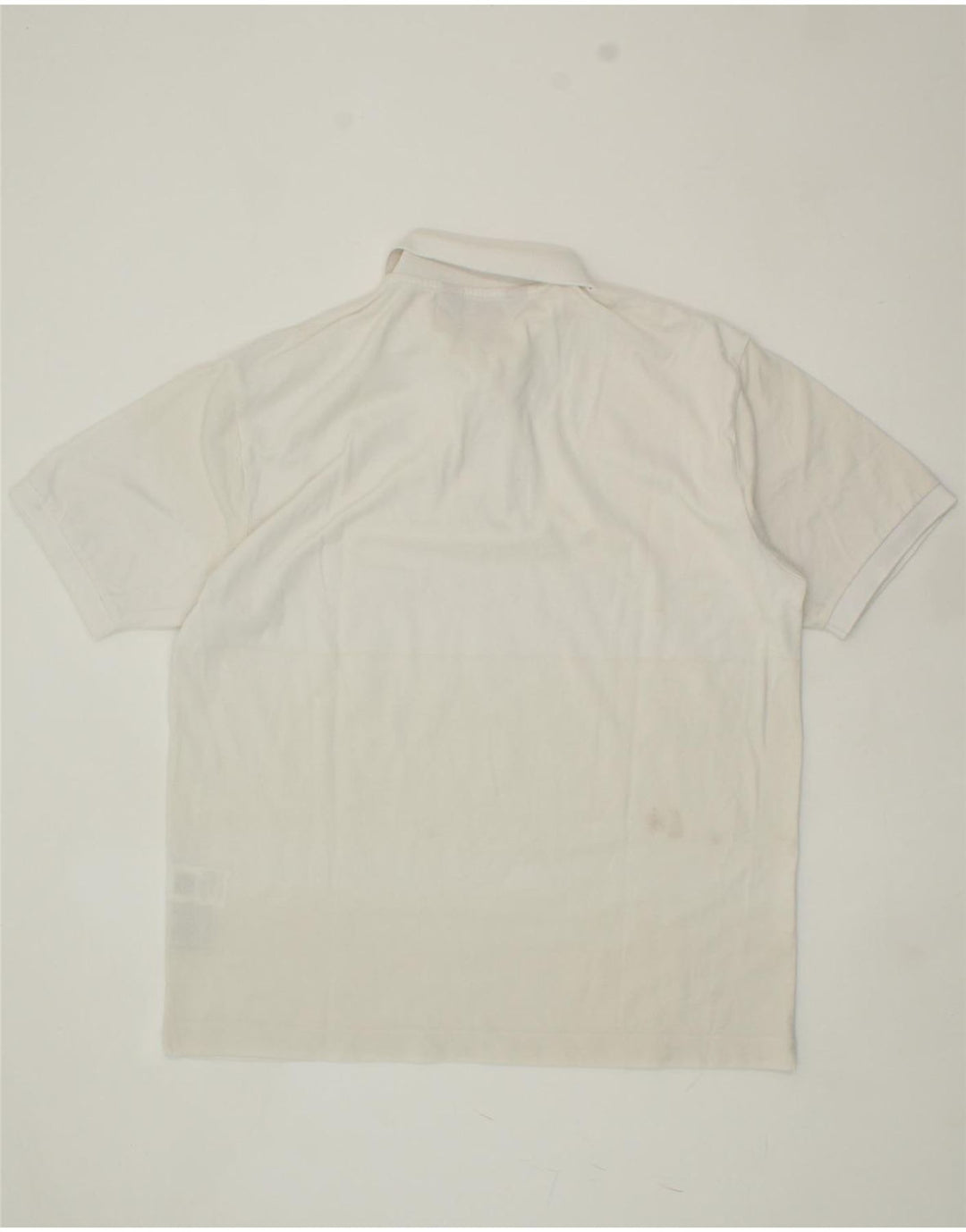 KAPPA Mens Polo Shirt XL White Cotton Vintage Kappa and Second-Hand Kappa from Messina Hembry 