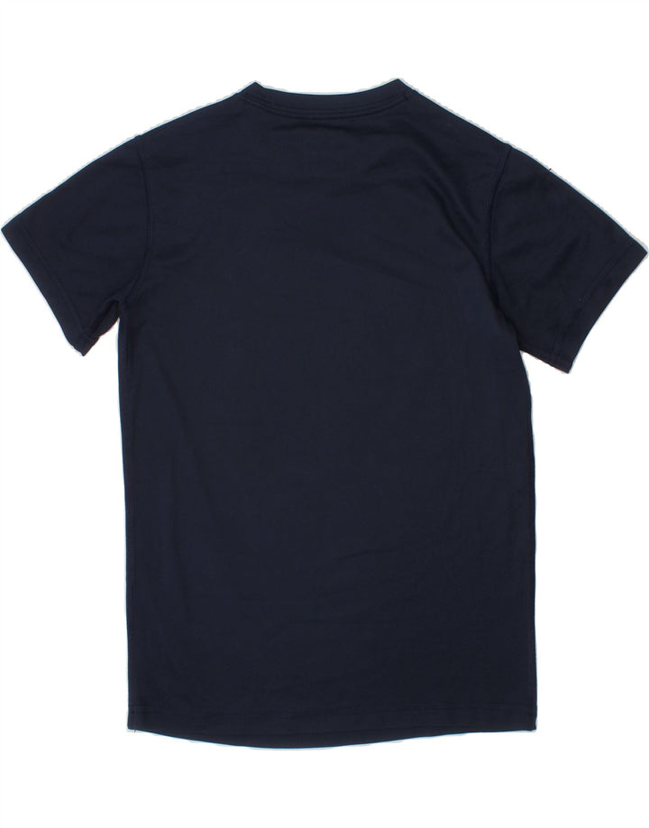 CHAMPION Boys Graphic T-Shirt Top 9-10 Years Medium Navy Blue Vintage Champion and Second-Hand Champion from Messina Hembry 