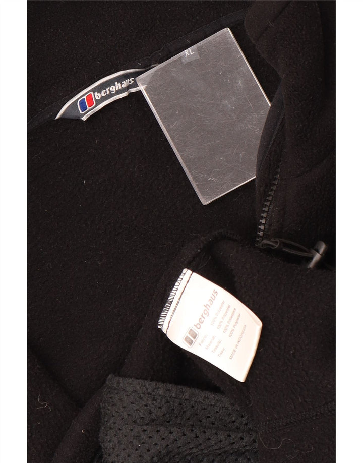 BERGHAUS Muška jakna od flisa s podstavom UK 42 XL crni poliester