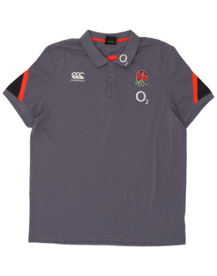 CANTERBURY Muška grafička polo majica XL tamnoplavi poliester u boji