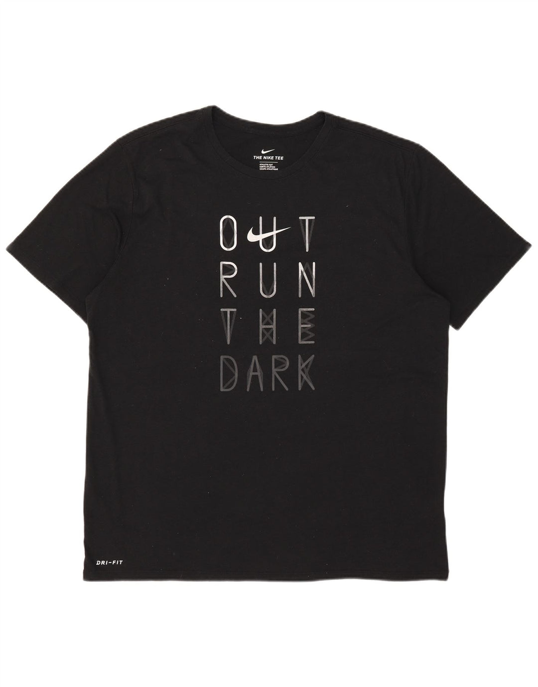 Nike Dri Fit Graphic T-Shirt Top XL crni poliester