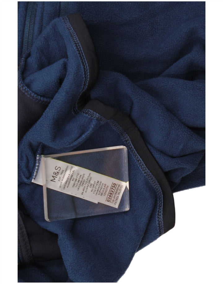 Marks & Spencer muška jakna od flisa UK 42 XL mornarsko plava poliester