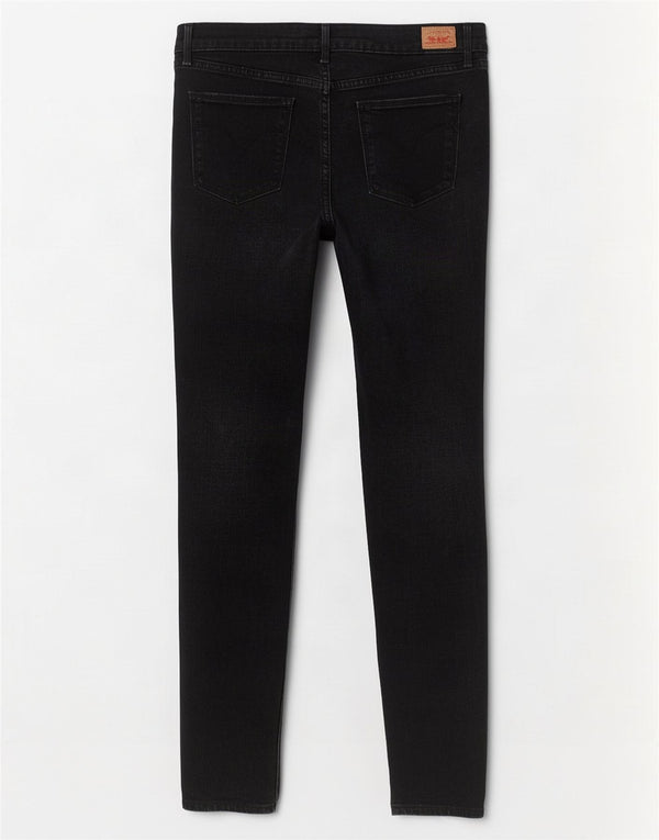 Levi's ženske uske traperice W32 L32 crni pamuk