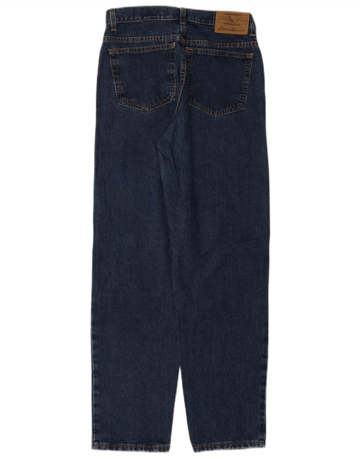 EDDIE BAUER Ženske sužene traperice US 8 srednje W28 L31 tamnoplavi pamuk