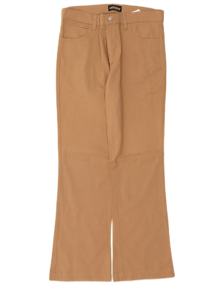 Carrera ženske ležerne hlače s bootcutom IT 42 srednje W28 L28 bež pamuk