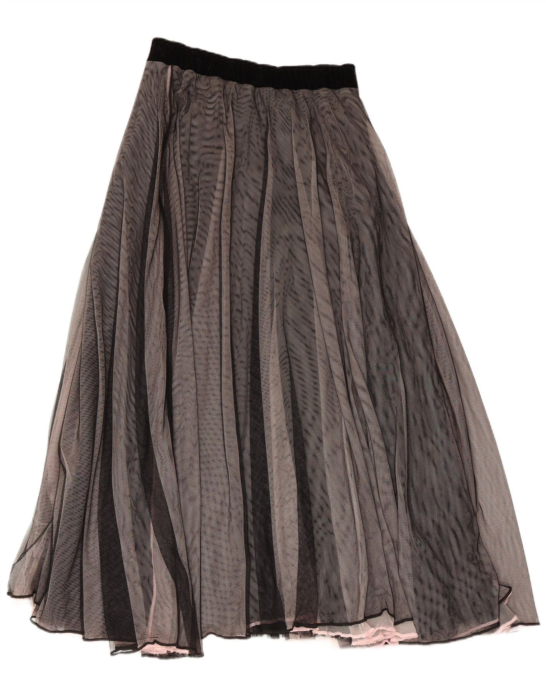 GABI LAUTON Ženska lepršava suknja EU 40 srednje veličine W28 crni poliester