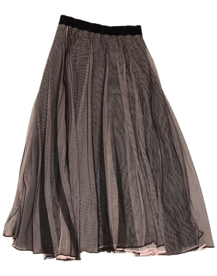 GABI LAUTON Ženska lepršava suknja EU 40 srednje veličine W28 crni poliester