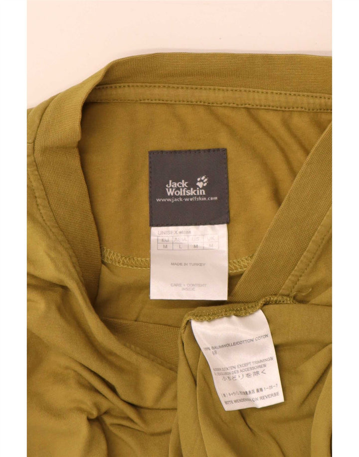 Jack Wolfskin muška majica kratkih rukava, srednji kaki pamuk