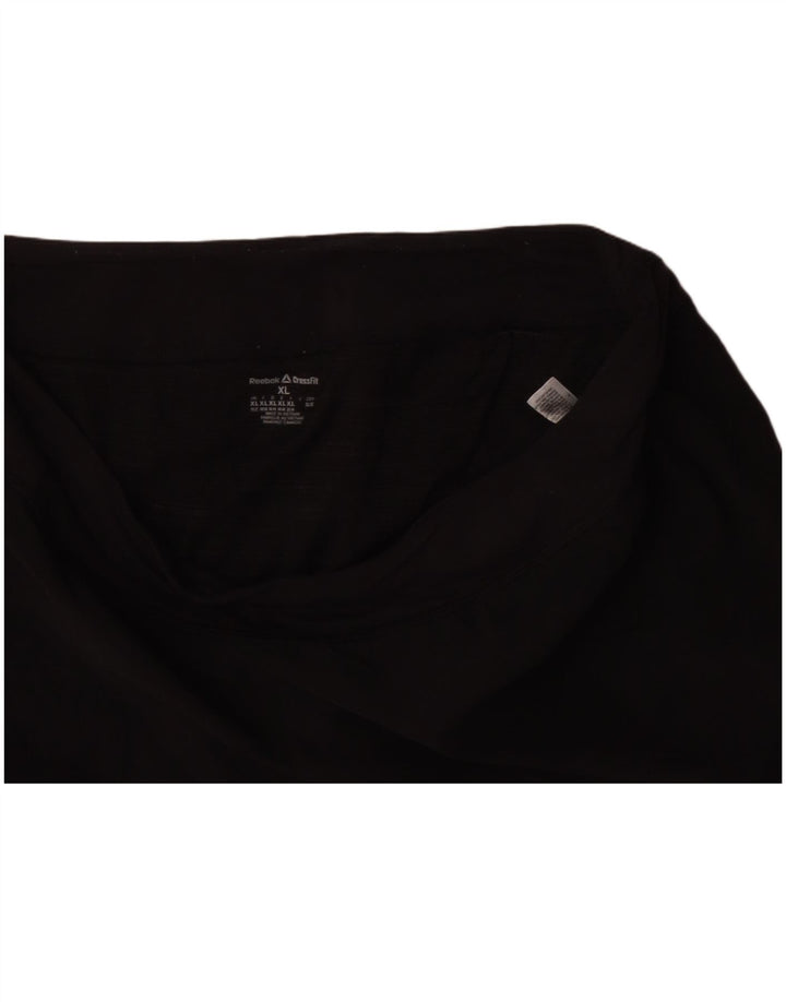 REEBOK ženske sportske kratke hlače UK 20/22 XL crni poliester